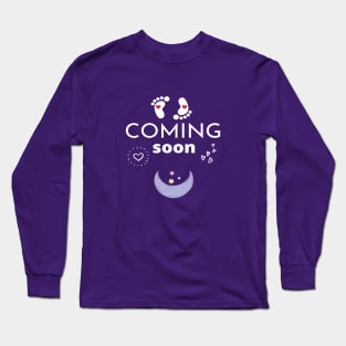 baby coming soon pregnancy gift idea for new moms Long Sleeve T-Shirt